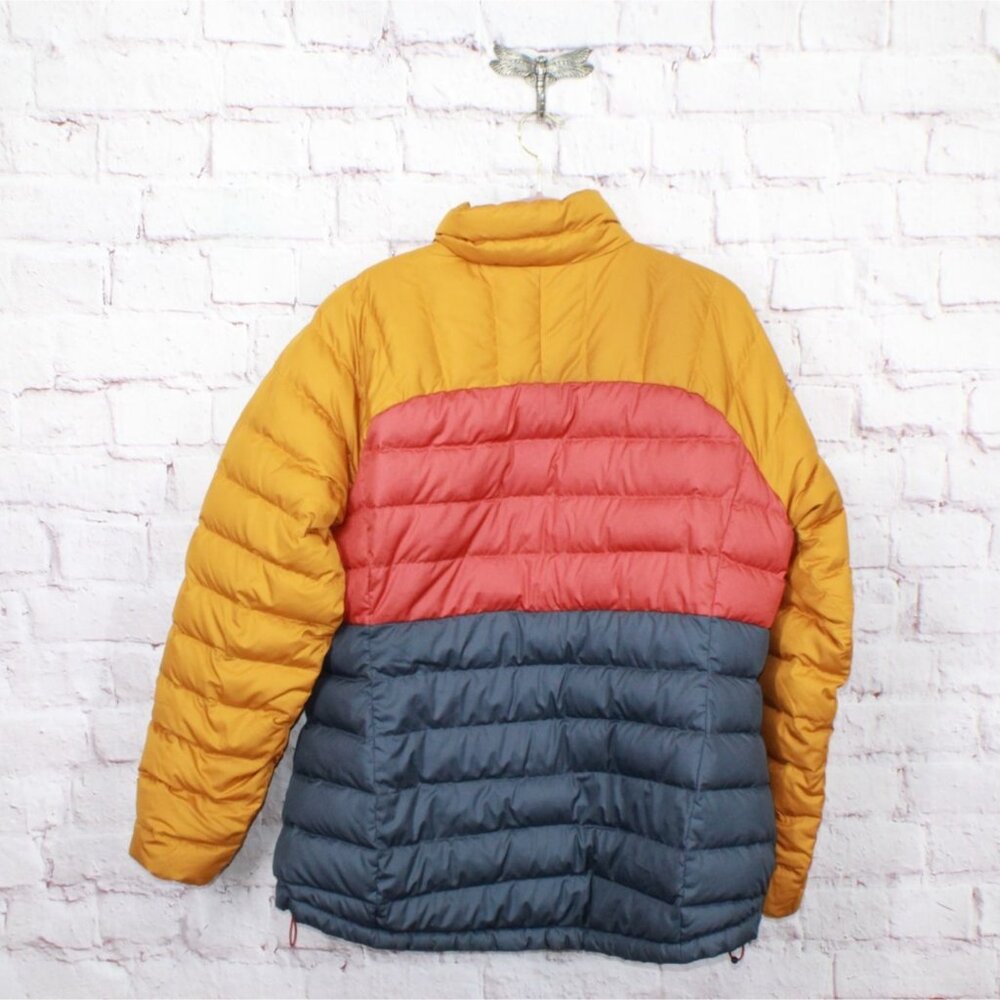 Ll Bean Beans Down Jacket Colorblock Nautical Nav… - image 7